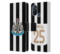 Head Case Designs Officially Licensed Newcastle United Football Club Home Kit 2025 Cup Winners Leather Wallet Case Compatible With OnePlus Nord N100