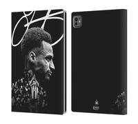 Head Case Designs Officially Licensed Newcastle United Football Club Jacob Murphy 2024/25 First Team Leather Wallet Case Compatible With Apple iPad Pro 11 M4 2024