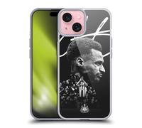 Head Case Designs Officially Licensed Newcastle United Football Club Jacob Murphy 2024/25 First Team Gel Case [Military Grade Protection] Compatible with Apple iPhone 15 and Compatible with MagSafe