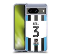 Head Case Designs Officially Licensed Newcastle United Football Club Lewis Hall 2025/26 Players Home Kit 1st Group Gel Case [Military Grade Protection] Compatible With Google Pixel 8