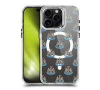 Head Case Designs Officially Licensed Newcastle United Football Club Pattern Logo Icon Shockproof Bumper Case [Military Grade Protection] Compatible with and Compatible with MagSafe Apple iPhone 15