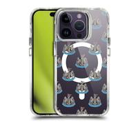 Head Case Designs Officially Licensed Newcastle United Football Club Pattern Logo Icon Shockproof Bumper Case [Military Grade Protection] Compatible with and Compatible with MagSafe Apple iPhone 14