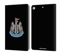 Head Case Designs Officially Licensed Newcastle United Football Club Plain Crest Leather Wallet Case Compatible With Apple iPad 9.7 2017 / iPad 9.7 2018