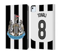 Head Case Designs Officially Licensed Newcastle United Football Club Sandro Tonali 2024/25 Players Home Kit Leather Wallet Case Compatible With Apple iPad Air 11 2020/2022/2024/2025