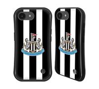 Head Case Designs Officially Licensed Newcastle United Football Club Stripes Crest Hybrid Case Compatible With Apple iPhone 16e