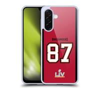 Head Case Designs Officially Licensed NFL 87 Jersey Red Superbowl LIV Tampa Bay Buccaneers Bucs Positions & Logo Gel Case [Military Grade Protection] Compatible With Samsung Galaxy A26 5G