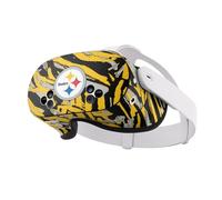 Head Case Designs Officially Licensed NFL Abstract Brush Strokes Pittsburgh Steelers Vinyl Sticker Skin Decal Cover Compatible With Meta Quest 3S