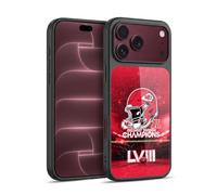 Head Case Designs Officially Licensed NFL AFC Helmet Chiefs 2024 Division Champions Gel Armour Case [Military Grade Protection] Compatible With Apple iPhone 18 Pro Max
