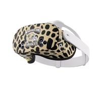 Head Case Designs Officially Licensed NFL Animal Print New Orleans Saints Vinyl Sticker Skin Decal Cover Compatible With Meta Quest 3S