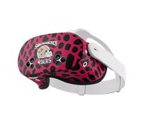 Head Case Designs Officially Licensed NFL Animal Print San Francisco 49ers Vinyl Sticker Skin Decal Cover Compatible With Meta Quest 3S