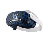 Head Case Designs Officially Licensed NFL Animal Print Seattle Seahawks Vinyl Sticker Skin Decal Cover Compatible With Meta Quest 3S