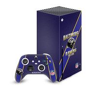 Head Case Designs Officially Licensed NFL Baltimore Ravens Team 1 Vinyl Sticker Gaming Skin Decal Cover Compatible With Xbox Series X Console and Controller Bundle