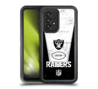 Head Case Designs Officially Licensed NFL Banner 100th Las Vegas Raiders Logo Art Ultra-Armoured Shockproof Case Compatible With Galaxy A33 5G (2022)