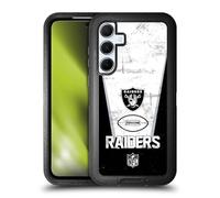 Head Case Designs Officially Licensed NFL Banner 100th Las Vegas Raiders Logo Art Ultra-Armoured Shockproof Case Compatible With Samsung Galaxy A55 5G