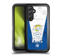 Head Case Designs Officially Licensed NFL Banner 100th Los Angeles Rams Logo Art Ultra-Armoured Shockproof Case Compatible With Samsung Galaxy A54 5G