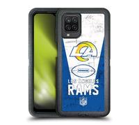 Head Case Designs Officially Licensed NFL Banner 100th Los Angeles Rams Logo Art Ultra-Armoured Shockproof Case Compatible With Samsung Galaxy A12 (2020)