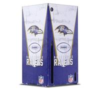 Head Case Designs Officially Licensed NFL Banner Baltimore Ravens Game Console Wrap Case Cover Compatible With Xbox Series X