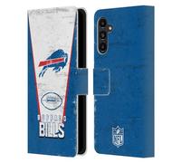 Head Case Designs Officially Licensed NFL Banner Buffalo Bills Logo Art Leather Wallet Case Compatible With Samsung Galaxy A13 5G (2021)
