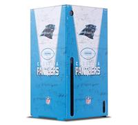 Head Case Designs Officially Licensed NFL Banner Carolina Panthers Game Console Wrap Case Cover Compatible With Xbox Series X