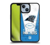 Head Case Designs Officially Licensed NFL Banner Carolina Panthers Logo Art Gel Armour Case [Military Grade Drop Protection] Compatible With Apple iPhone 14