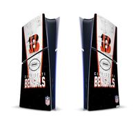 Head Case Designs Officially Licensed NFL Banner Cincinnati Bengals Vinyl Sticker Gaming Skin Decal Cover Compatible With Sony PlayStation 5 PS5 Slim Digital Edition Console