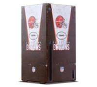Head Case Designs Officially Licensed NFL Banner Cleveland Browns Game Console Wrap Case Cover Compatible With Xbox Series X