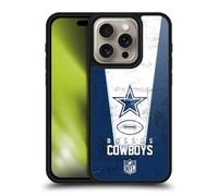 Head Case Designs Officially Licensed NFL Banner Dallas Cowboys Logo Art Gel Armour Case [Military Grade Drop Protection] Compatible With Apple iPhone 16 Pro