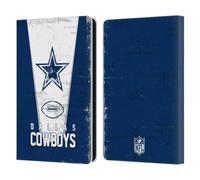 Head Case Designs Officially Licensed NFL Banner Dallas Cowboys Logo Art Leather Wallet Case Compatible With Amazon Kindle Paperwhite 6