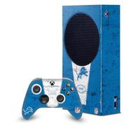 Head Case Designs Officially Licensed NFL Banner Detroit Lions Game Console Wrap and Game Controller Skin Bundle Compatible With Xbox Series S Console & Controller Bundle