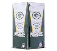 Head Case Designs Officially Licensed NFL Banner Green Bay Packers Game Console Wrap Case Cover Compatible With Xbox Series X