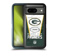 Head Case Designs Officially Licensed NFL Banner Green Bay Packers Logo Art Ultra-Armoured Shockproof Case [Military Grade Protection] Compatible With Google Pixel 8