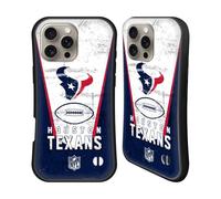 Head Case Designs Officially Licensed NFL Banner Houston Texans Logo Art Hybrid Case Compatible With Apple iPhone 16 Pro Max