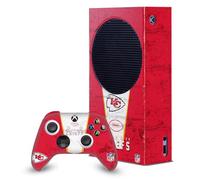 Head Case Designs Officially Licensed NFL Banner Kansas City Chiefs Game Console Wrap and Game Controller Skin Bundle Compatible With Xbox Series S