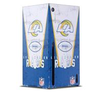 Head Case Designs Officially Licensed NFL Banner Los Angeles Rams Game Console Wrap Case Cover Compatible With Xbox Series X