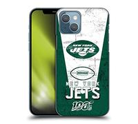 Head Case Designs Officially Licensed NFL Banner New York Jets Logo Art Hard Back Case Compatible With Apple iPhone 13