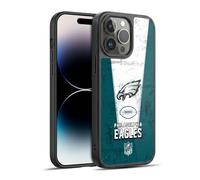 Head Case Designs Officially Licensed NFL Banner Philadelphia Eagles Logo Art Gel Armour Case [Military Grade Protection] Compatible With Apple iPhone 14 Pro Max