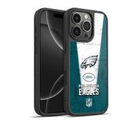 Head Case Designs Officially Licensed NFL Banner Philadelphia Eagles Logo Art Gel Armour Case [Military Grade Protection] Compatible With Apple iPhone 16 Pro