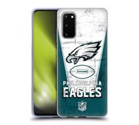 Head Case Designs Officially Licensed NFL Banner Philadelphia Eagles Logo Art Gel Case [Military Grade Protection] Compatible With Samsung Galaxy S20 / S20 5G