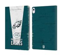 Head Case Designs Officially Licensed NFL Banner Philadelphia Eagles Logo Art Leather Wallet Case Compatible With Apple iPad Air 13 2024/2025