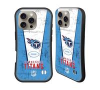 Head Case Designs Officially Licensed NFL Banner Tennessee Titans Logo Art Hybrid Case Compatible With Apple iPhone 16 Pro