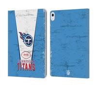 Head Case Designs Officially Licensed NFL Banner Tennessee Titans Logo Art Leather Wallet Case Compatible With Apple iPad Air 13 2024/2025