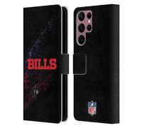 Head Case Designs Officially Licensed NFL Blur Buffalo Bills Logo Leather Wallet Case Compatible With Samsung Galaxy S22 Ultra 5G