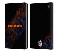 Head Case Designs Officially Licensed NFL Blur Chicago Bears Logo Leather Wallet Case Compatible With Amazon Fire 7 2022