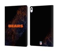 Head Case Designs Officially Licensed NFL Blur Chicago Bears Logo Leather Wallet Case Compatible With Apple iPad Air 13 2024/2025