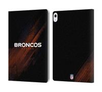 Head Case Designs Officially Licensed NFL Blur Denver Broncos Logo Leather Wallet Case Compatible With Apple iPad Air 13 2024/2025