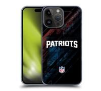Head Case Designs Officially Licensed NFL Blur New England Patriots Logo Hard Back Case Compatible With Apple iPhone 15 Pro Max