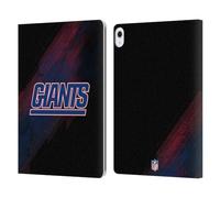 Head Case Designs Officially Licensed NFL Blur New York Giants Logo Leather Wallet Case Compatible With Apple iPad Air 13 2024/2025