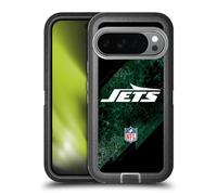Head Case Designs Officially Licensed NFL Blur New York Jets Logo Ultra-Armoured Shockproof Case [Military Grade Protection] Compatible With Google Pixel 10