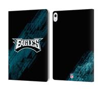 Head Case Designs Officially Licensed NFL Blur Philadelphia Eagles Logo Leather Wallet Case Compatible With Apple iPad Air 13 2024/2025