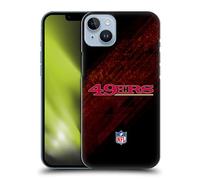 Head Case Designs Officially Licensed NFL Blur San Francisco 49Ers Logo Hard Back Case Compatible With Apple iPhone 14 Plus